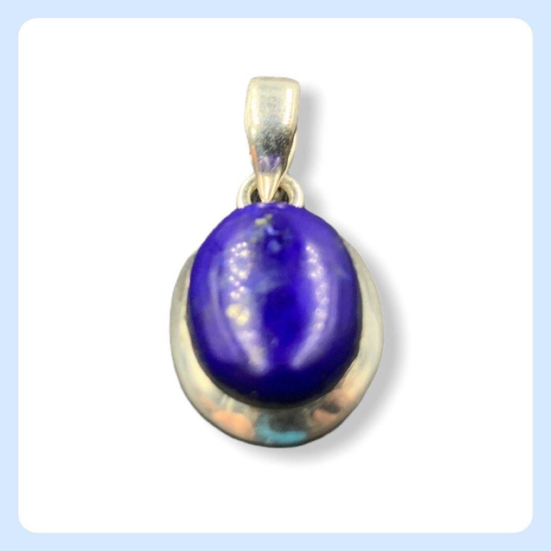 Ciondoli: Lapislazuli Anhänger, Lapislazuli Stein – Nuovo e nell'imballaggio originale da Zürich venduto da Mevas_Silber