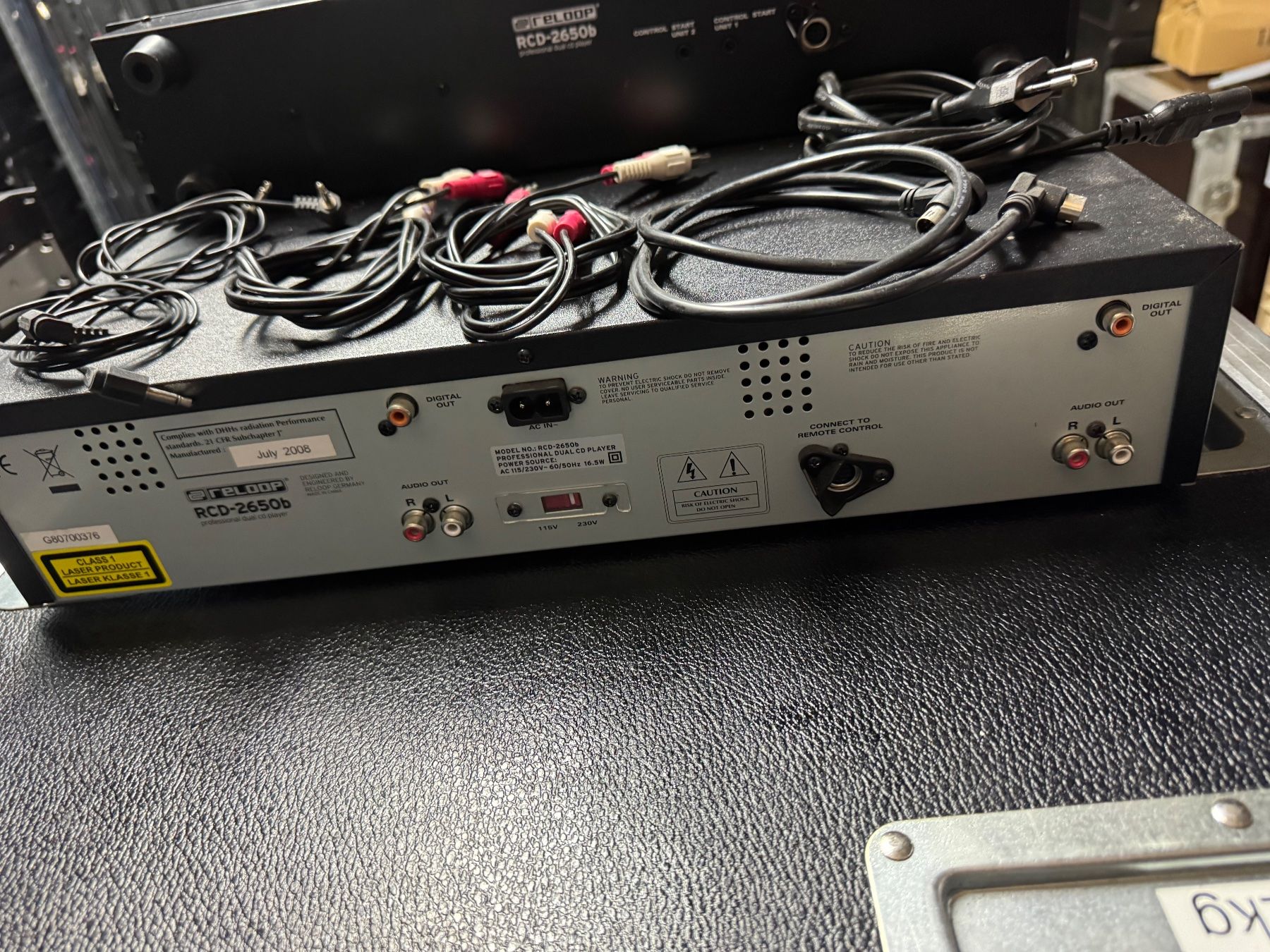 Lettore multimediale & Streamer: DJ CD Player Gemini RCD-2650b Doppel CD Player mit Kabeln – Usato da Oberdorf NW venduto da AndotechnicsGmbH 2