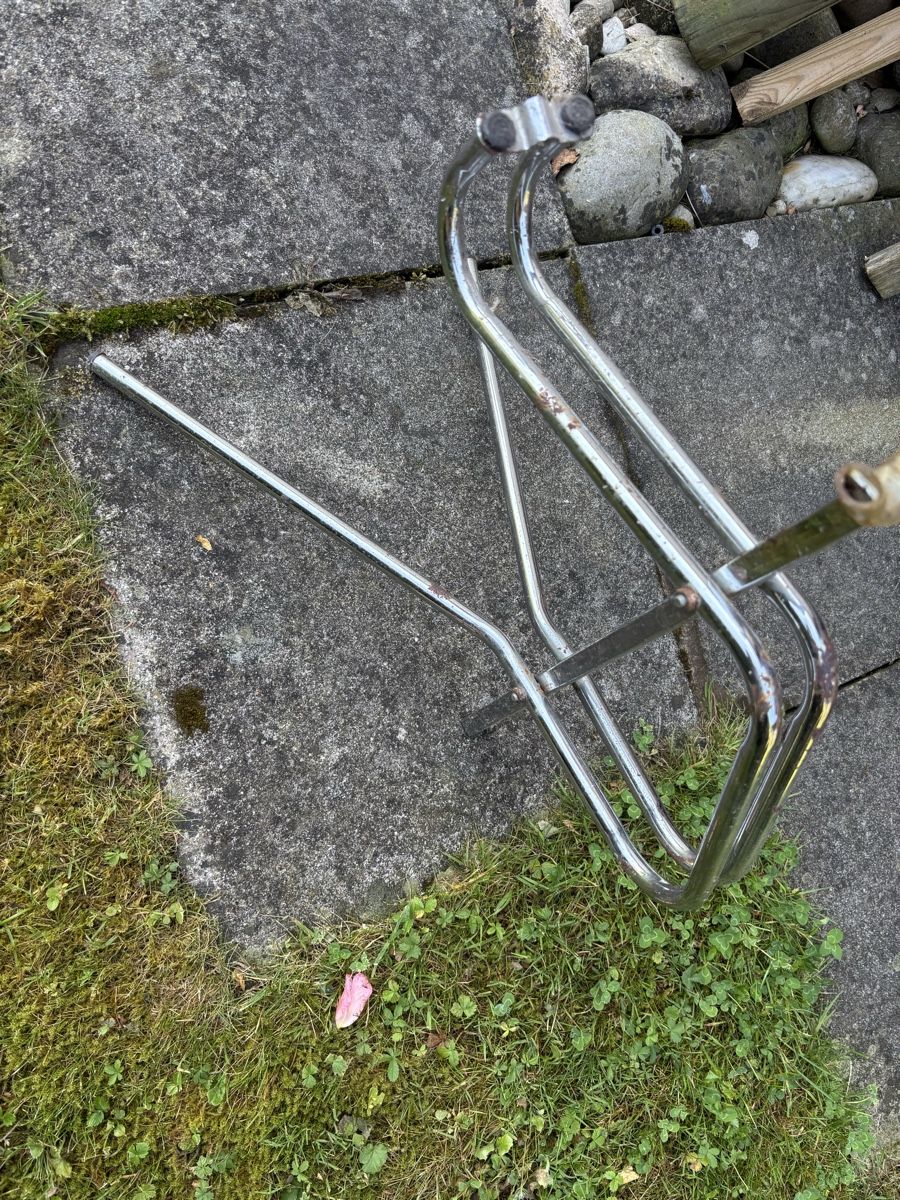 Cavalletti per biciclette: Rennvelo Ständer verchromt  – Usato da gräslikon venduto da Autoking 2