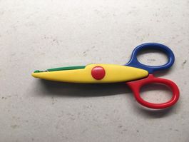 Bunte ZickZackschere für Kinder, Basteln ✂️