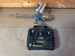LAMA GT2098 4 Kanäle Helikopter mit Fernsteuerung defekt