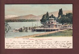 GENEVE - Débarcadère de l'Ariana - 1907