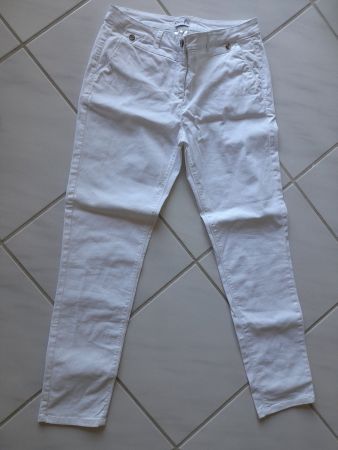 Lange weiss Hose Dressin, Gr 40