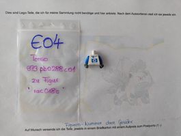 Legofigurenteile  Torso mit Armen zu  rac018s  /E04