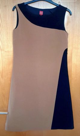 Olsen Kleid schwarz-braun Grösse 34/XS neu mit Etikett