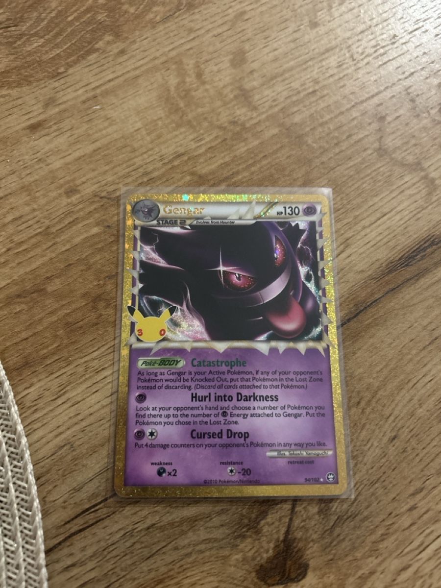 Pokémon Carte collezionabili: Gengar 30th 94/102 – Nuovo (secondo la descrizione) da Pratteln venduto da dav_7ccc