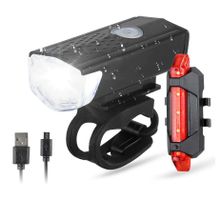 Velo Lichtset LED (vorne + hinten) mit Akku aufladbar! 🔦🚲