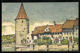 Bremgarten /AG, Partie mit Turm
