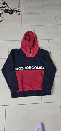 Felpa DC Shoes da uomo rosso/blu navy