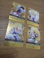 Lot 4 cartes Dragon Ball Z Data Carddass japonaises