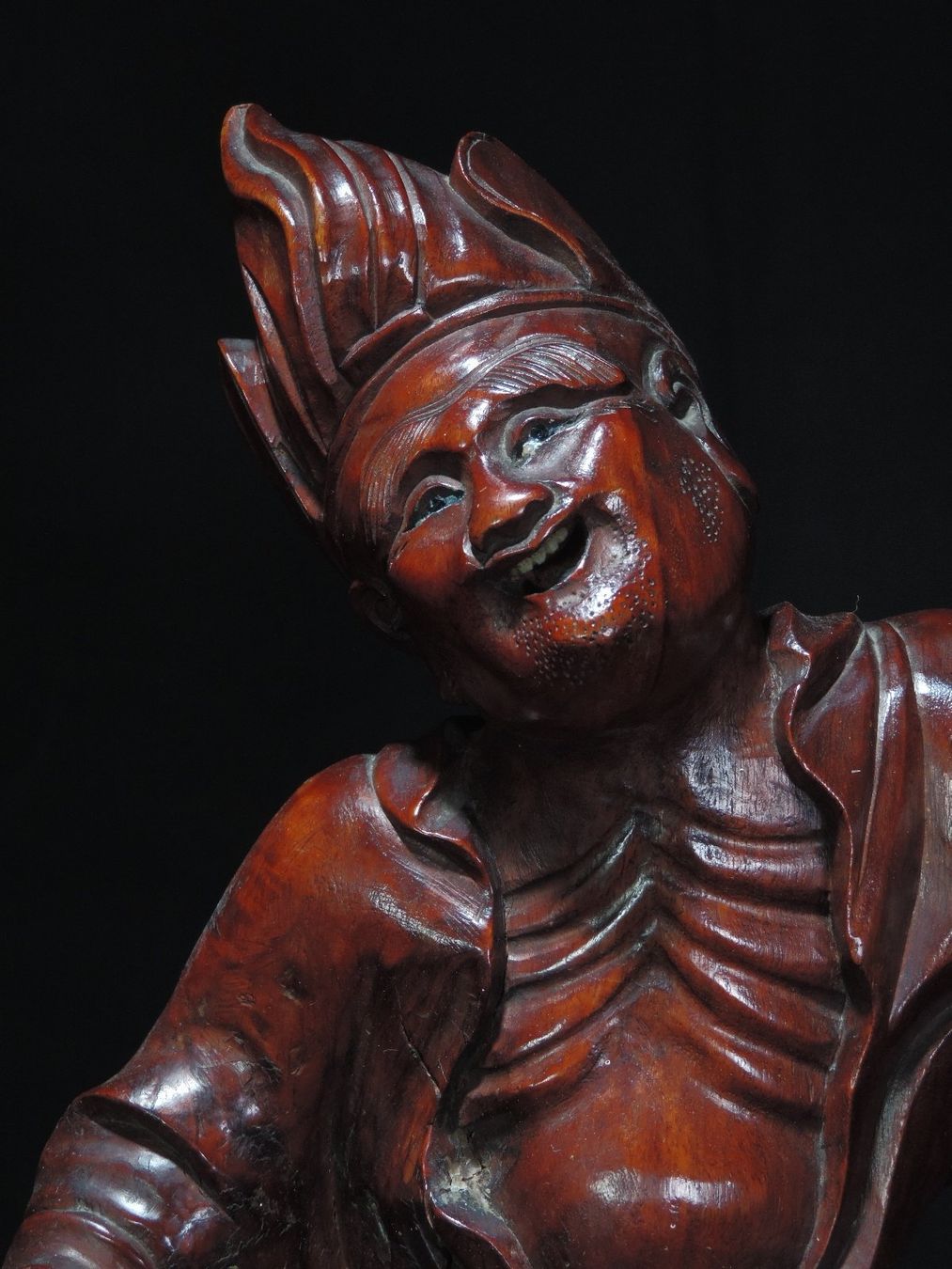 Sculture & Statue: alte Hartholz Schnitzerei, Unsterblicher – Usato da Duggingen venduto da roterbambus 4