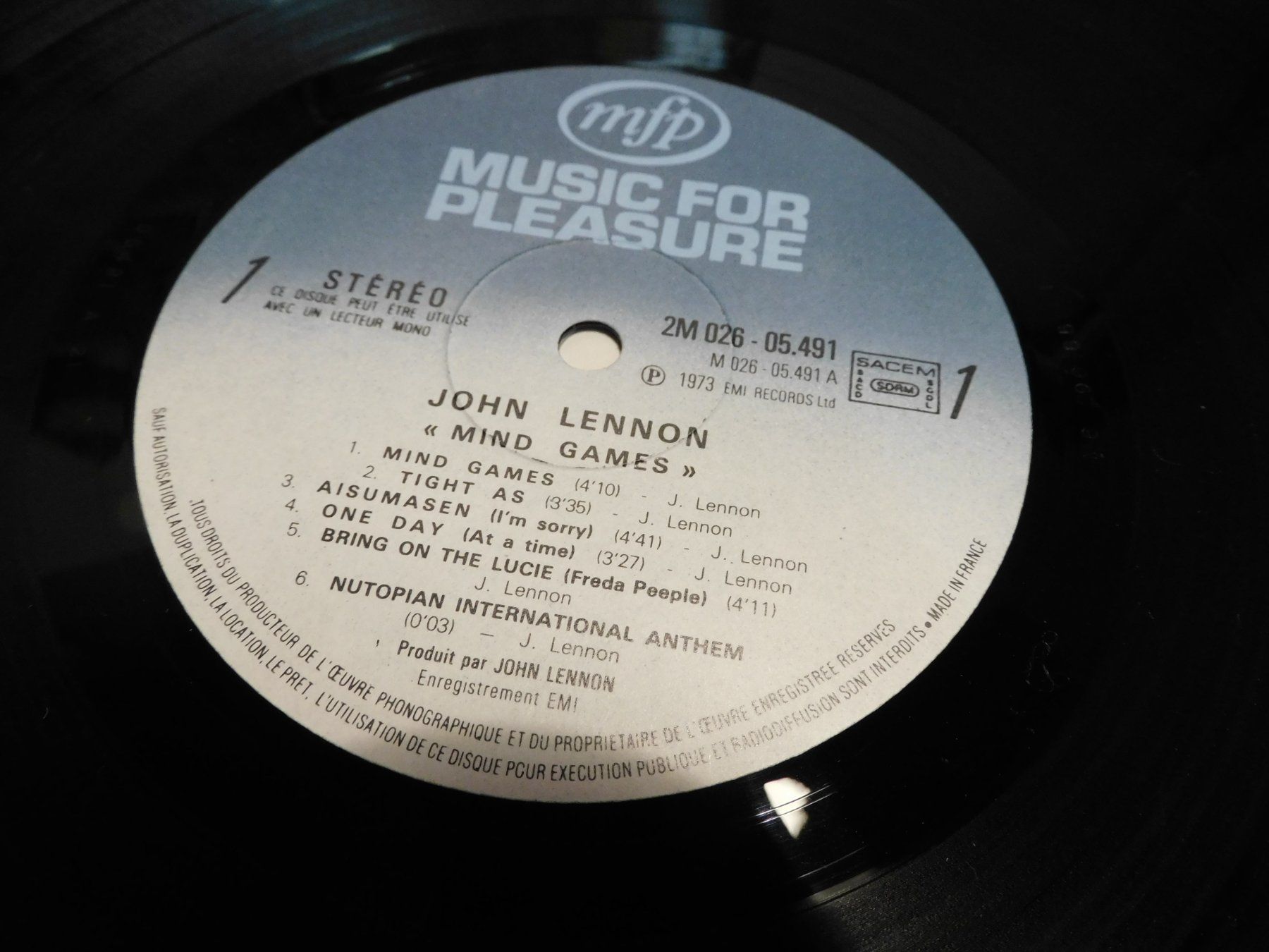 Dischi in vinile: LP Schallplatte 1973 - John Lennon Mind Games     Lp – Usato da Sursee venduto da 76 4