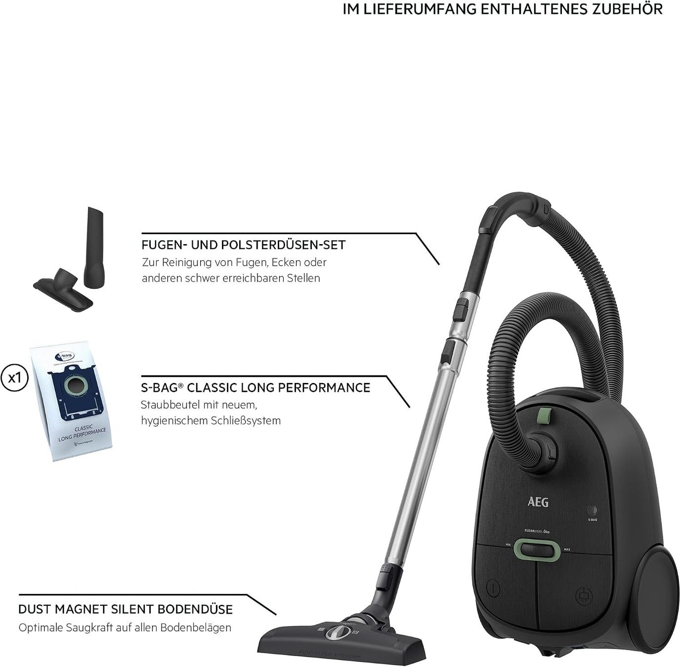 Staubsauger & Zubehör: Staubsauger mit Beutel 850W 12m Radius – Neu und originalverpackt aus Schaffhausen von Gipfelgut 1