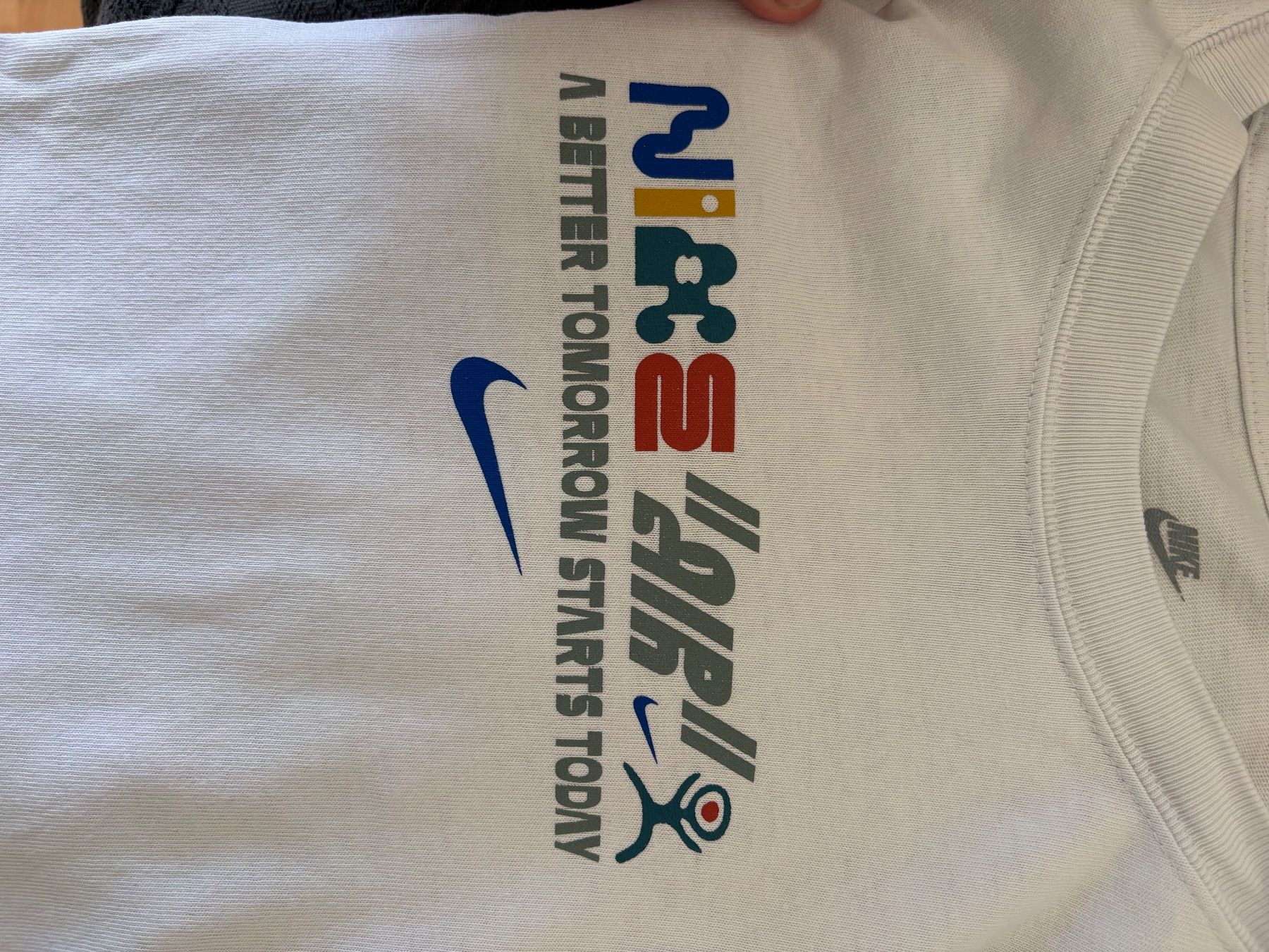 Nike T-shirt: Nike T-Shirt - weiss – Usato da Orpund venduto da Stepach 1