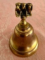 Tisch-Glocke mit Bleipendel aus Messing