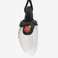 Bergkristall Steinanhänger mit Granat