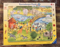 Ravensburger Puzzle Zoo; 24 Teile, 4+