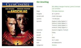 Der Anschlag (DVD)