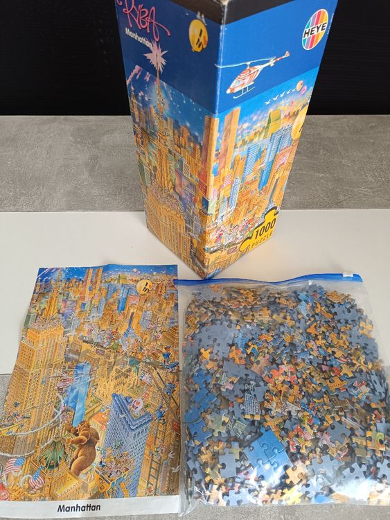 Puzzle Heye – Ryba New York – 8000 Pièces – Défi Géant – Occasion