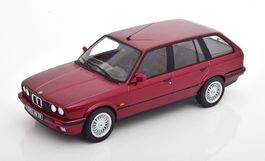 BMW 3er / 325i Touring E30 1987-1994 dunkelrot met.   1:18
