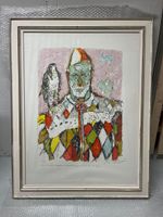 Alois Cariget - Harlekin mit Falke