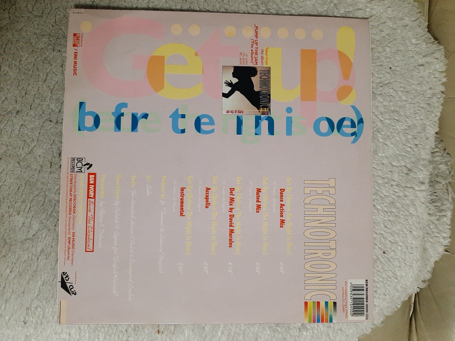 Vinyles: Technotronic Schallplatte 1990 – D'occasion à Kreuzlingen par Jack.Daniels 3