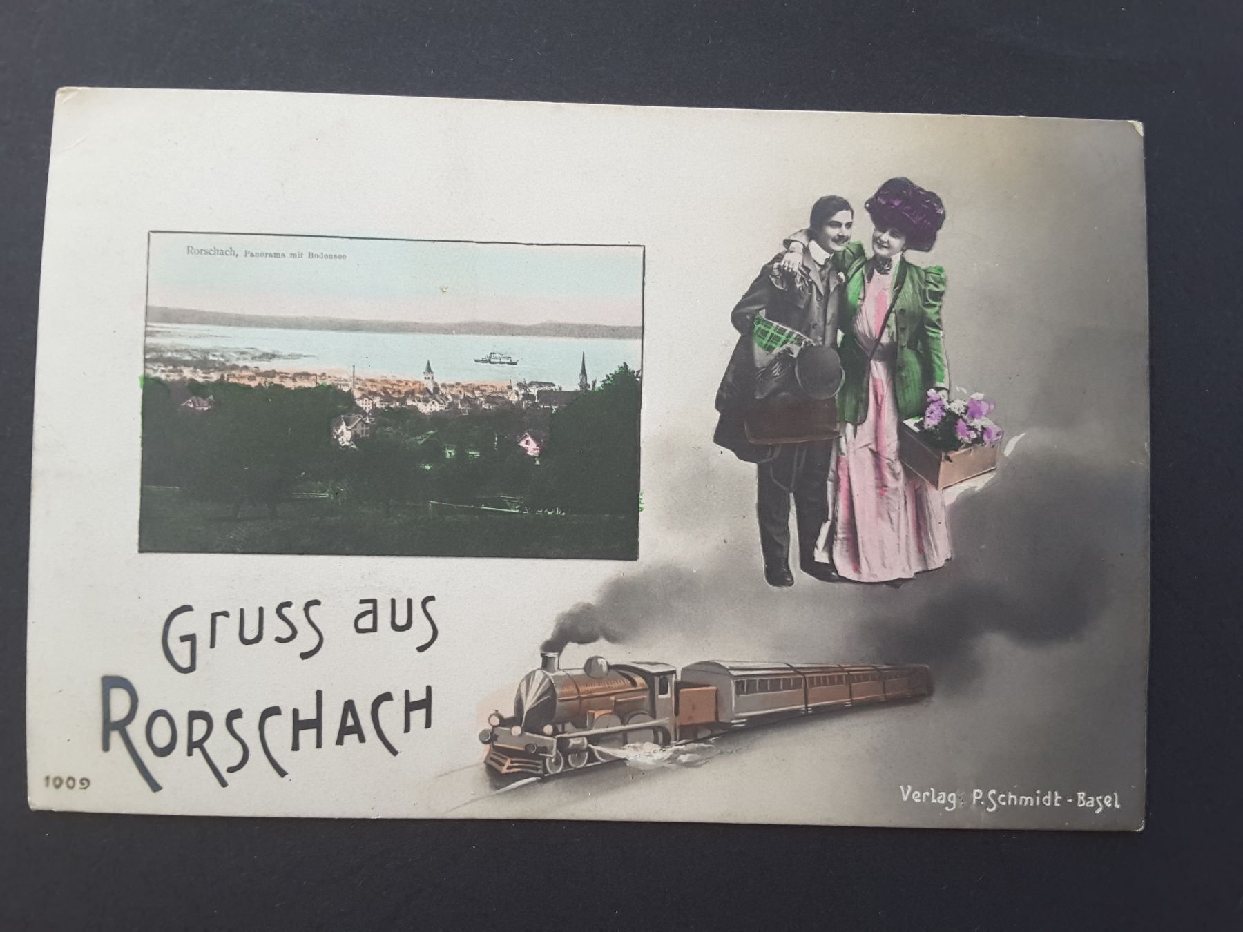 Cartoline postali: AK Gruss aus Rorschach – Usato da Reichenburg venduto da Pipo-67