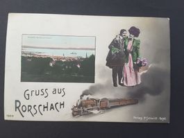 AK Gruss aus Rorschach