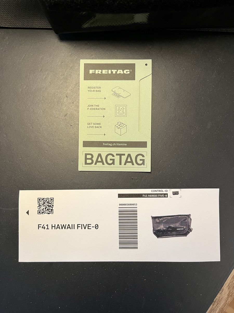 Freitag Borse: Freitag Hawaii Five-O F41 Schwarz – Usato da Bern venduto da buletzko 6