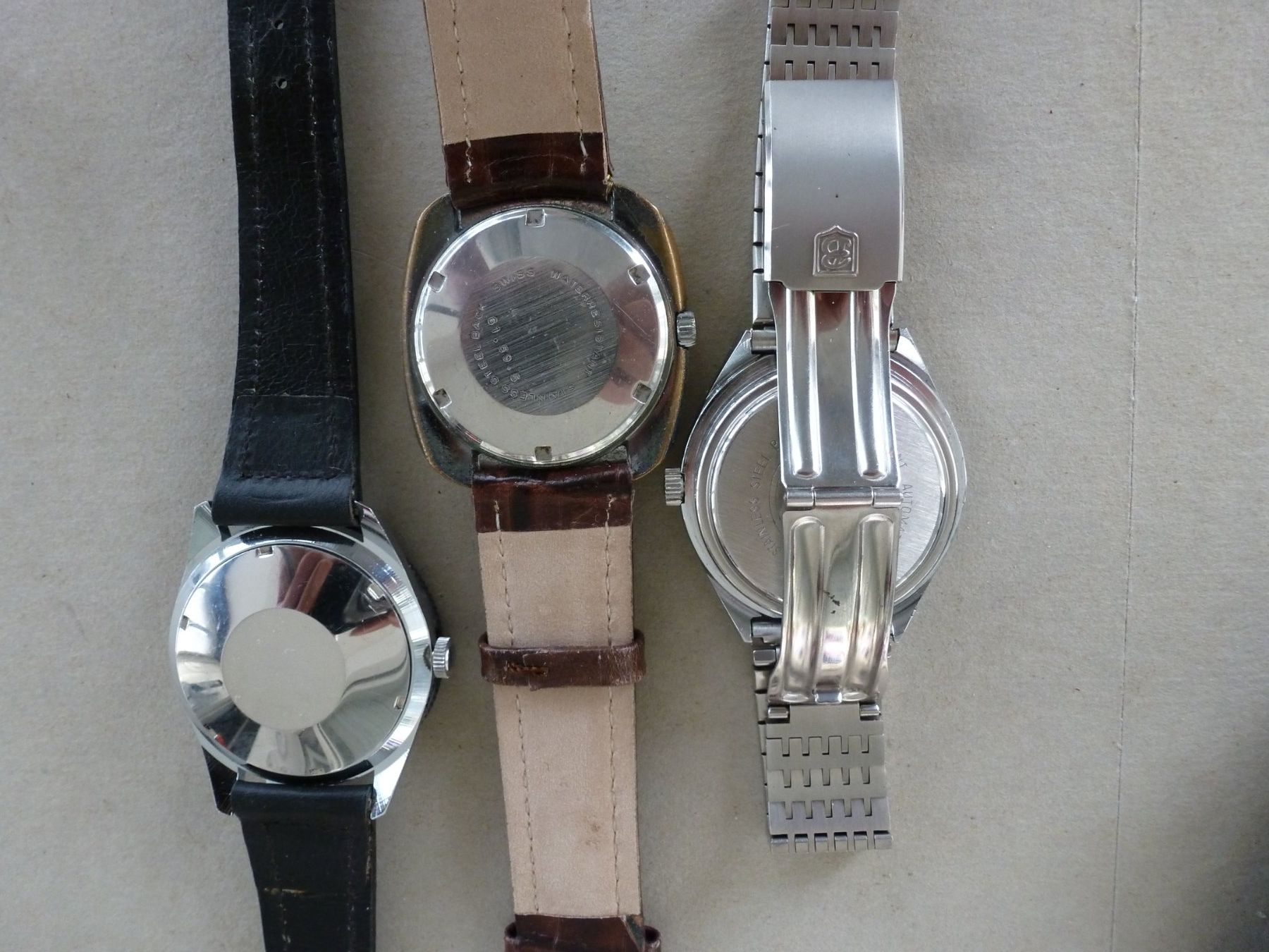 Montres: 3 Herrenarmbanduhren Automatic – D'occasion à Birsfelden par moni64 1