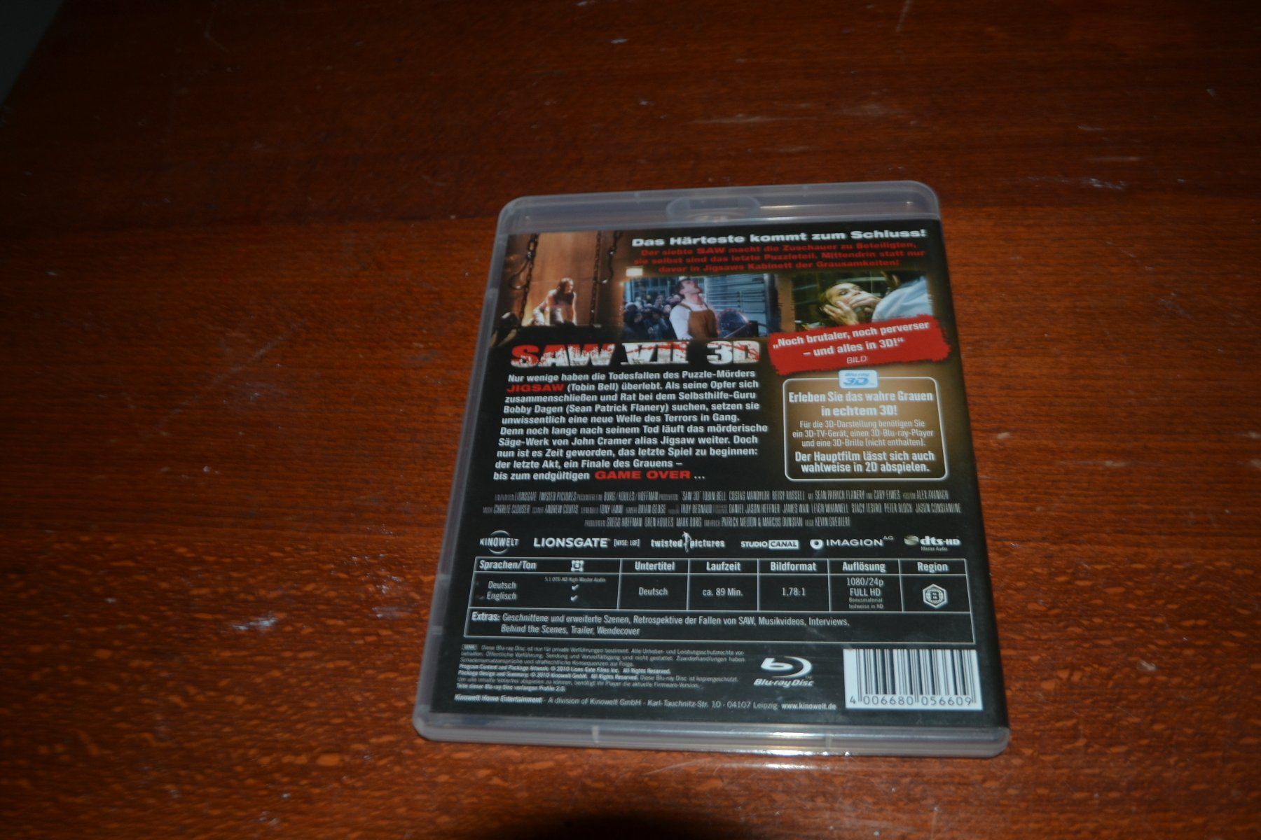 Tutti i DVDs: Saw VII Vollendung in 3D – Usato da Laupen ZH venduto da chefdom 1