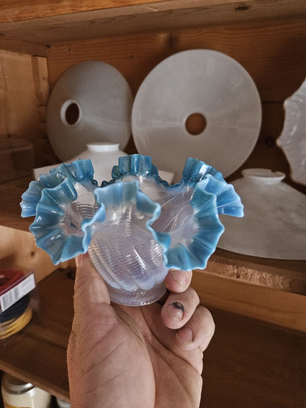 Lampade: vetro per lampada molto bello – Usato da Cevio venduto da BiadiciN 2