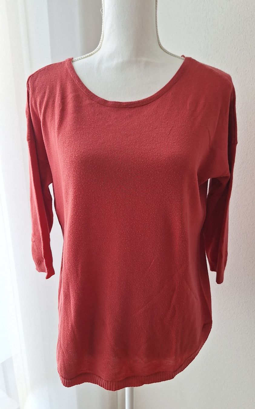 Pullover & Sweatshirts: VERO MODA Pulli 3/4 Arme, bordeaux, Grösse S – Gebraucht aus Winterthur von Simply_nm 1