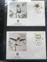 Kuba 1992 Satz WWF Bienenelfe Ersttagsbriefe
