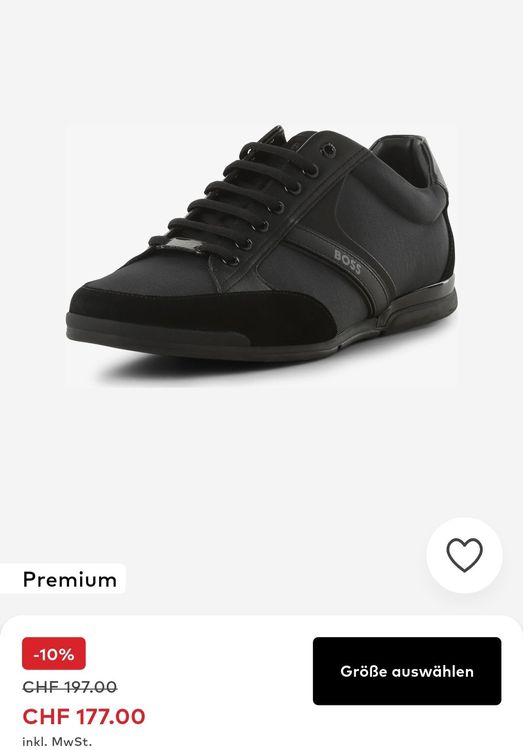 Schwarze Hugo Boss Herren Sneaker, Neu, Grösse 42 (Neu (gemäss ...