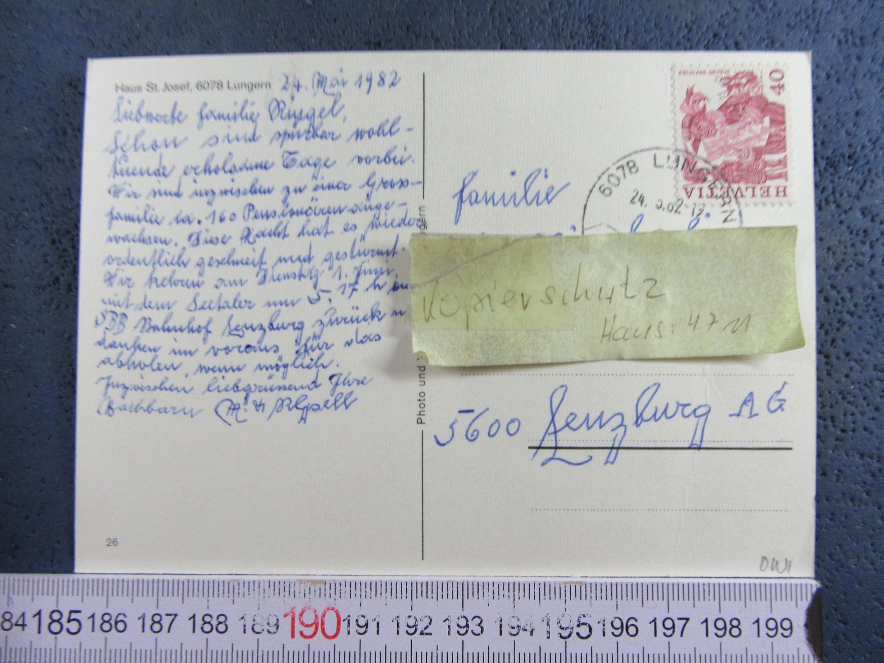 Cartoline postali: LUNGERN HAUS ST.JOSEF 1982 AK ONW OLDTIMER-AUTO – Usato da Ettingen venduto da Hausi4711 2