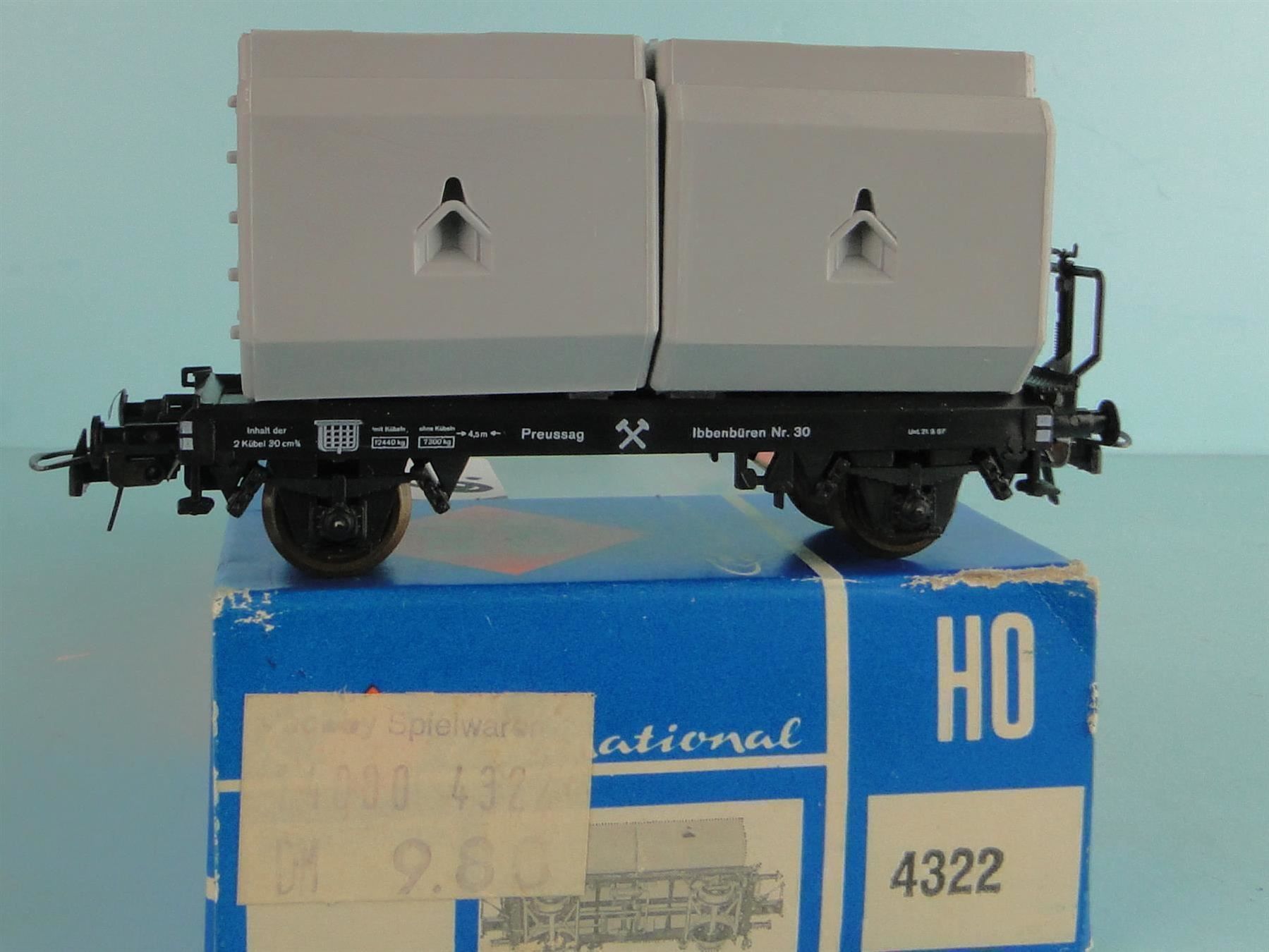 Roco Modellini di ferrovie: Roco 4322 Güterwagen Kübelwagen – Usato da Bülach venduto da cann11 1