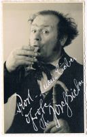 Josef Sieber 1900-62 Autogramm signiert Vintage Foto 9x14cm