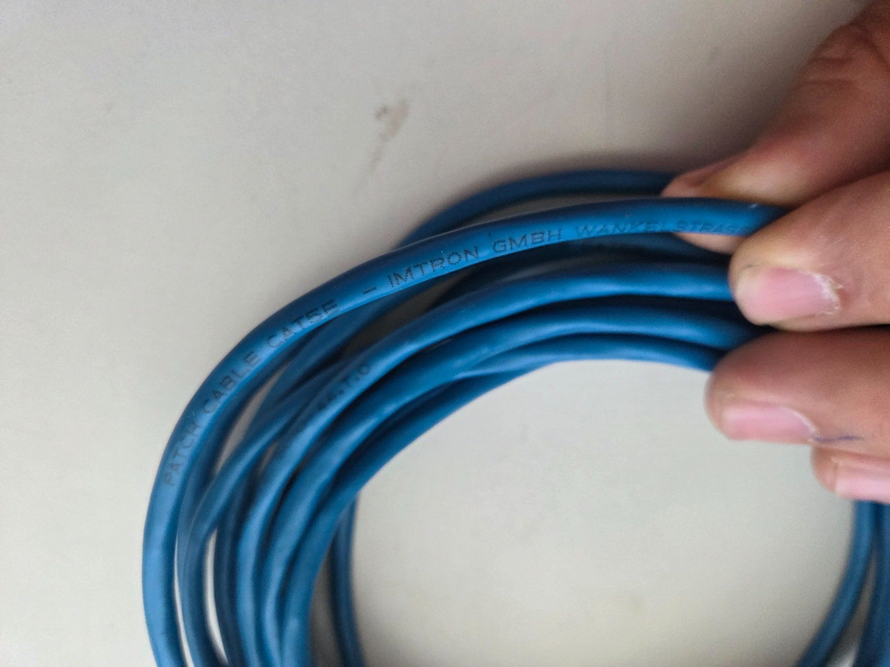 Cavi: Patchkabel Cat5e RJ45 UKV 5m Ethernetkabel Netz – Usato da Zürich venduto da Alibaba1234 2