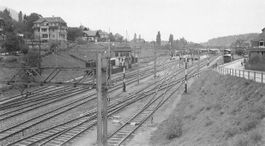 Wädenswil (ZH) Bahnhof Gesamtansicht Foto 10 x 6