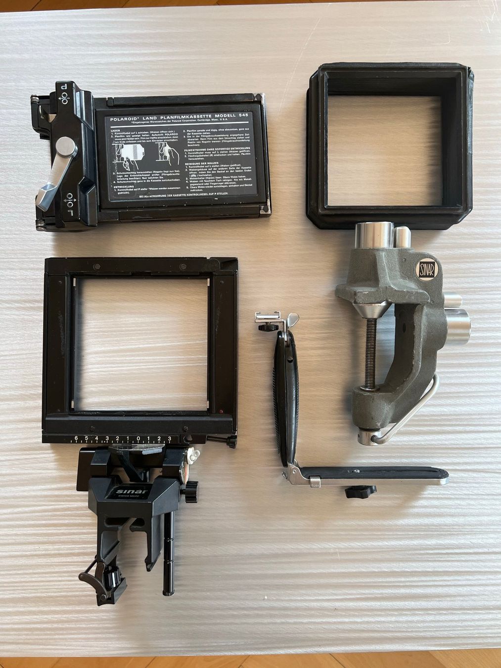 Sinar Fotocamera: SCHNEIDER 121 MM + SINAR DIVERS – Usato da Zürich venduto da Abost 1