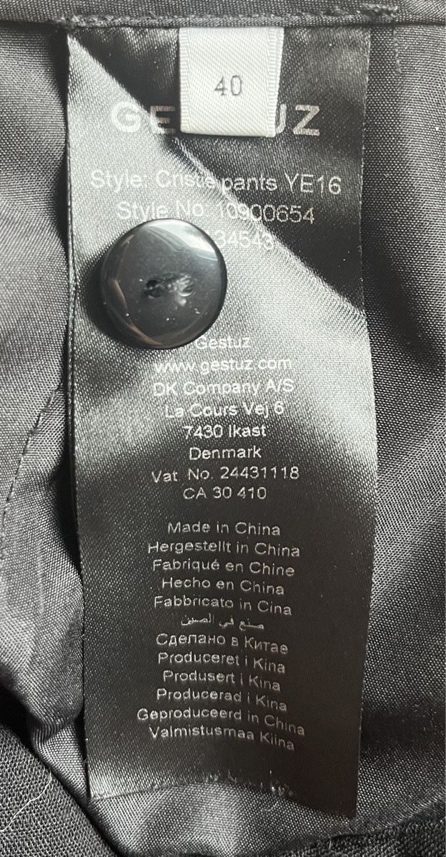 Hosen: Gestutz Designer Anzugshose schwarz 40 – Gebraucht aus Davos Dorf von tati015 3