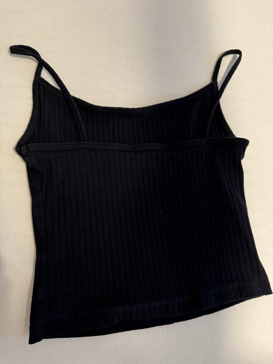 Tally Weijl T-shirt: BLACK CROPTOP🎼 – Usato da Dietikon venduto da athiinax 1