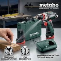 Metabo 12V Akkuschrauber PowerMaxx