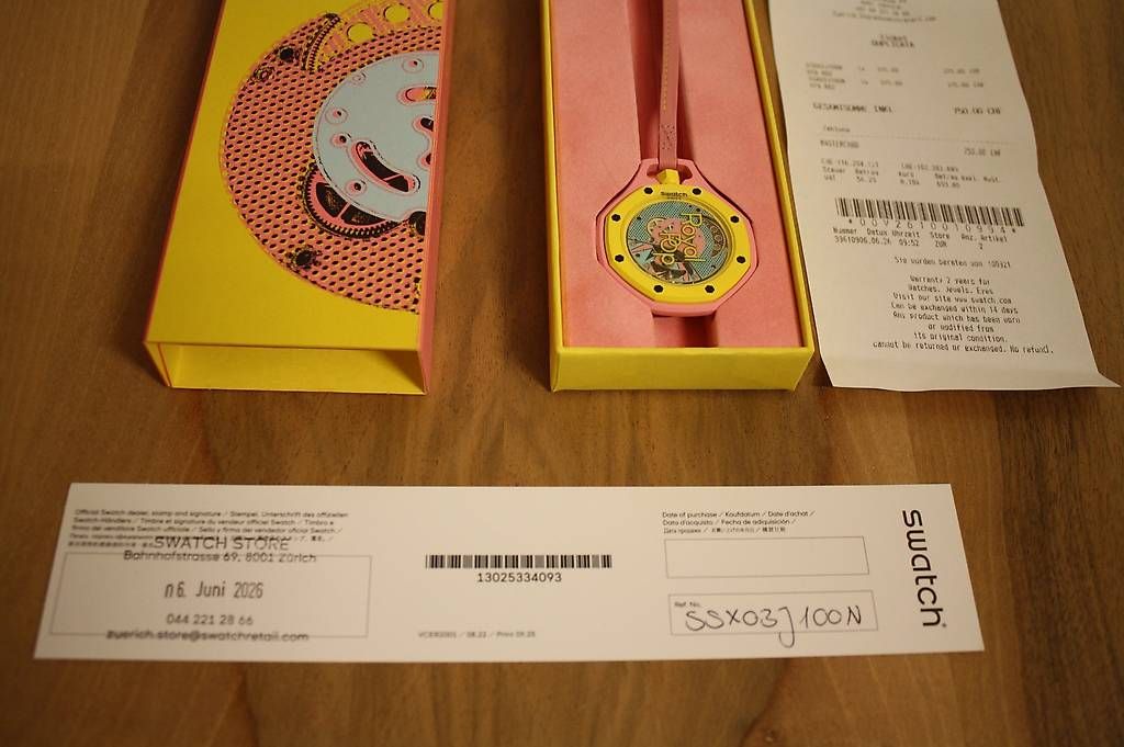 Swatch Orologi: Royal Pop OTG ROZ – Nuovo e nell'imballaggio originale da Buchrain venduto da Donatello4 4