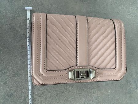 Tasche Rebecca Minkoff Beige- Rosa echt Leder