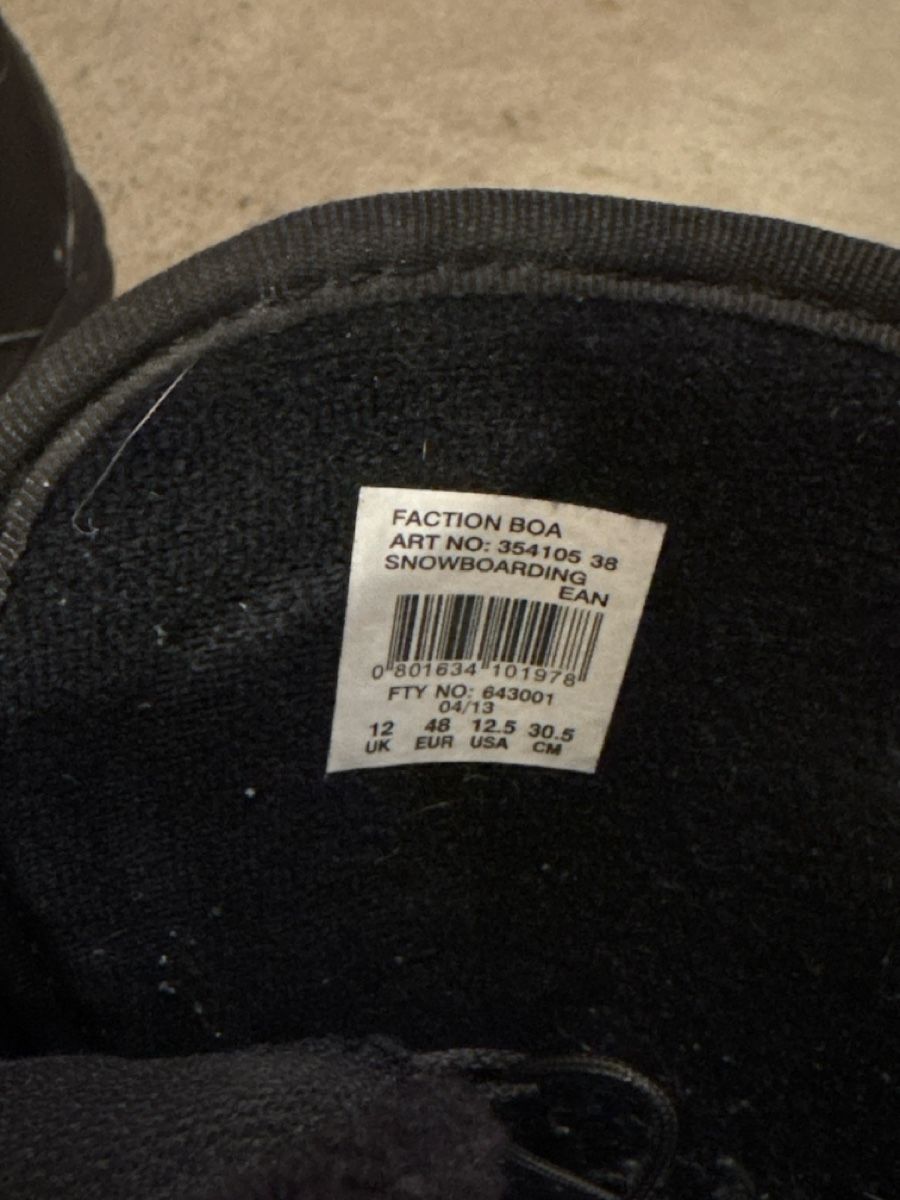 Salomon Scarpe da uomo: Snowboardschuhe Gr. 48, BOA Boots – Difettoso da Schliern b. Köniz venduto da amo_lln9 2