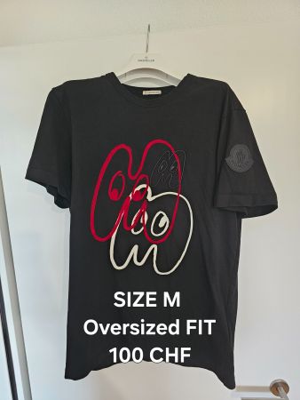 Moncler Happy Virus Tee - Size M Oversized Fit