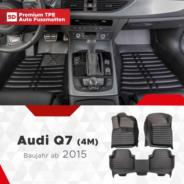 5D Premium Auto Fussmatten F r Audi Q7 4M Baujahr Ab 2015 Neu Und 