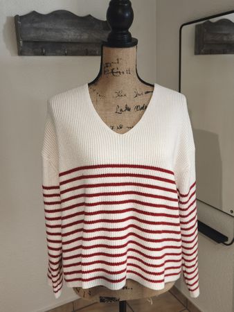 Damen Pullover MNG gestreift Grösse S neuwertig